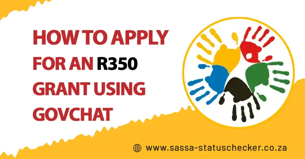 How to Apply for an R350 Grant Using GovChat