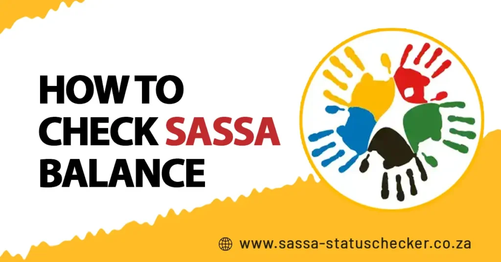 How to Check SASSA Balance For R350